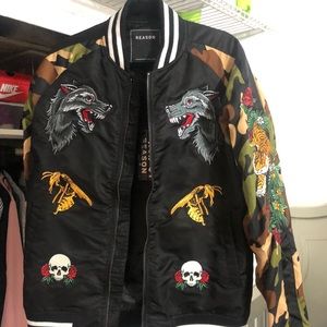 Reason Bomber Camo Jacket